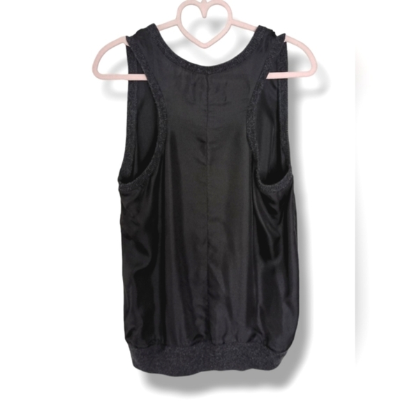 Brochu Walker Sleeveless Silk Top in Black - Picture 3 of 5